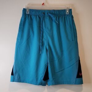 Nike Swim Trunks Bathing Suit With Lining Men's Sz Small Baby Blue EUC NICE!